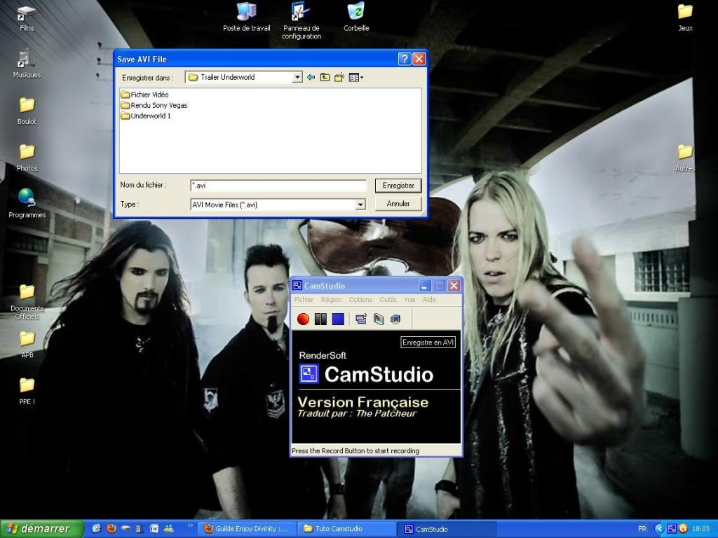 Utilisation de Camstudio Enregistrement-27ed7fd