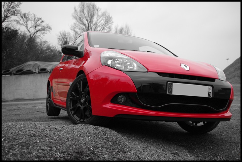 VOLANT BANDE ROUGE RENAULT CLIO III RS 197 PH1