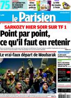 LE PARISIEN + cahier Paris Samedi 12 février 2011